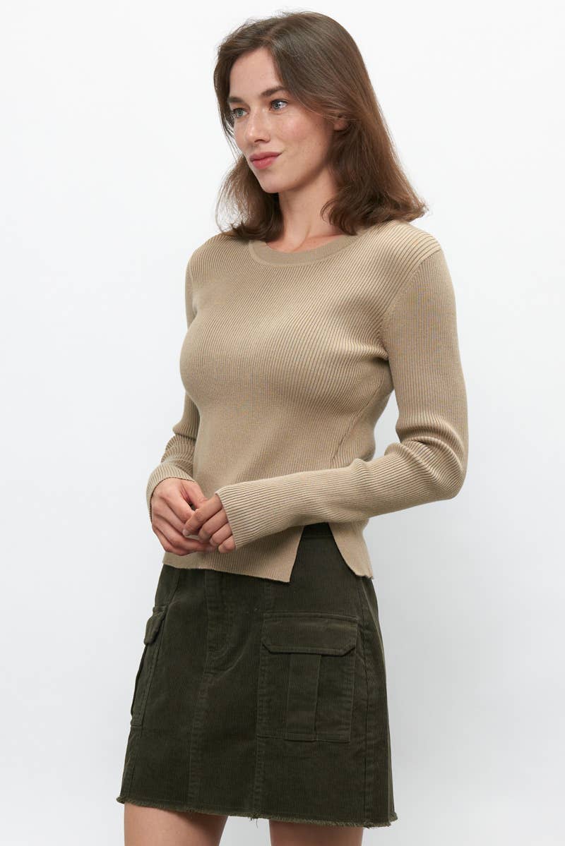 20211-Utility Corduroy Mini Skirt