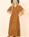 Fall In Love Smocked Flare Maxi Dress