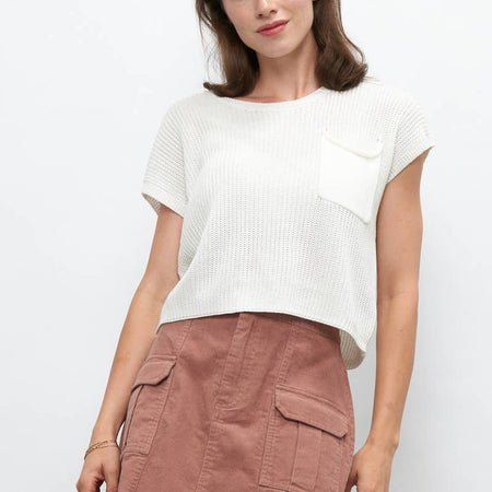 20211-Utility Corduroy Mini Skirt