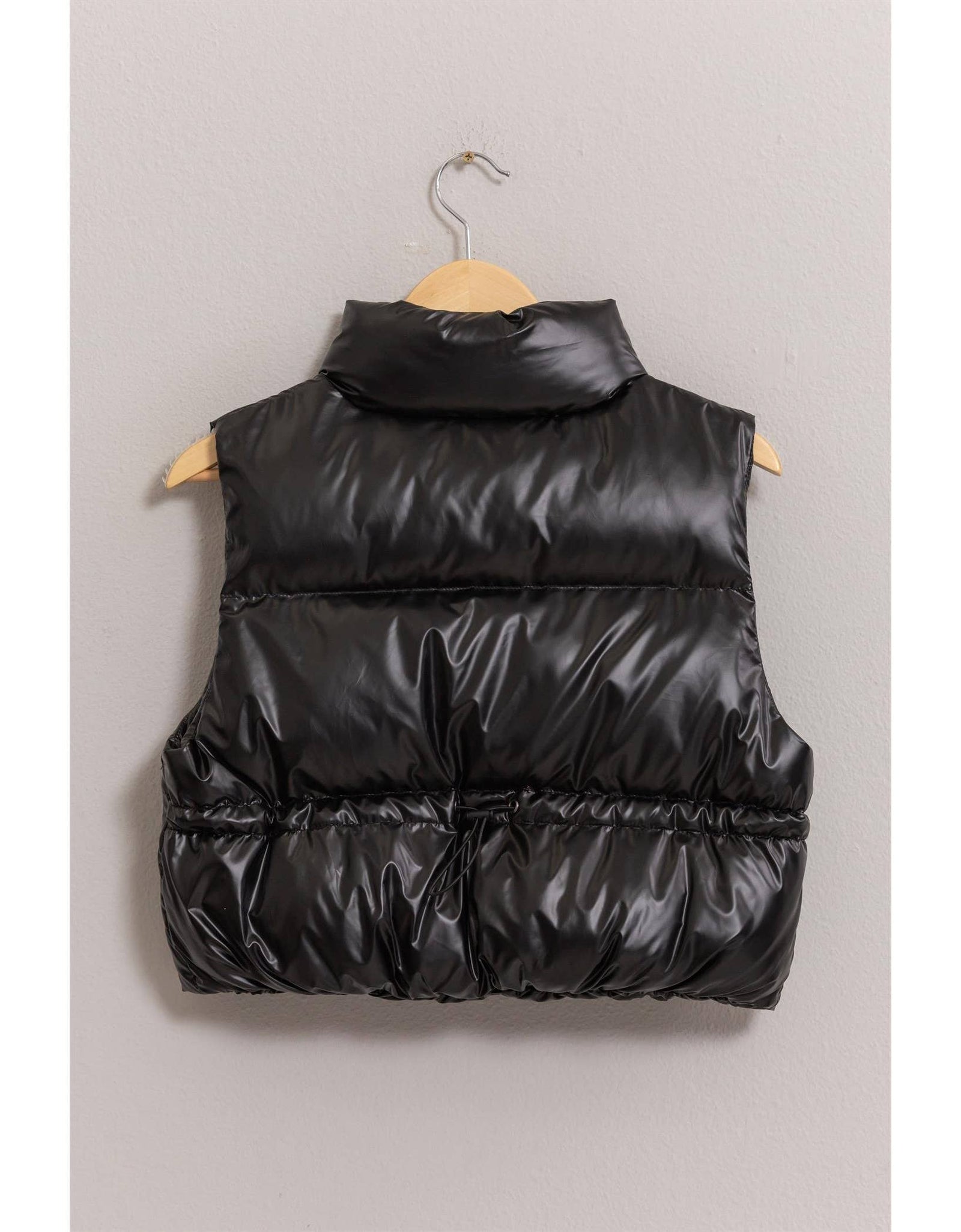 DZ24F568-Metallic Puffer Vest