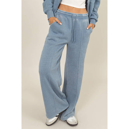 DZ24E895-HIGH-WAIST DRAWSTRING PANTS