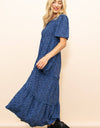 Fall In Love Smocked Flare Maxi Dress