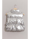 DZ24F568-Metallic Puffer Vest