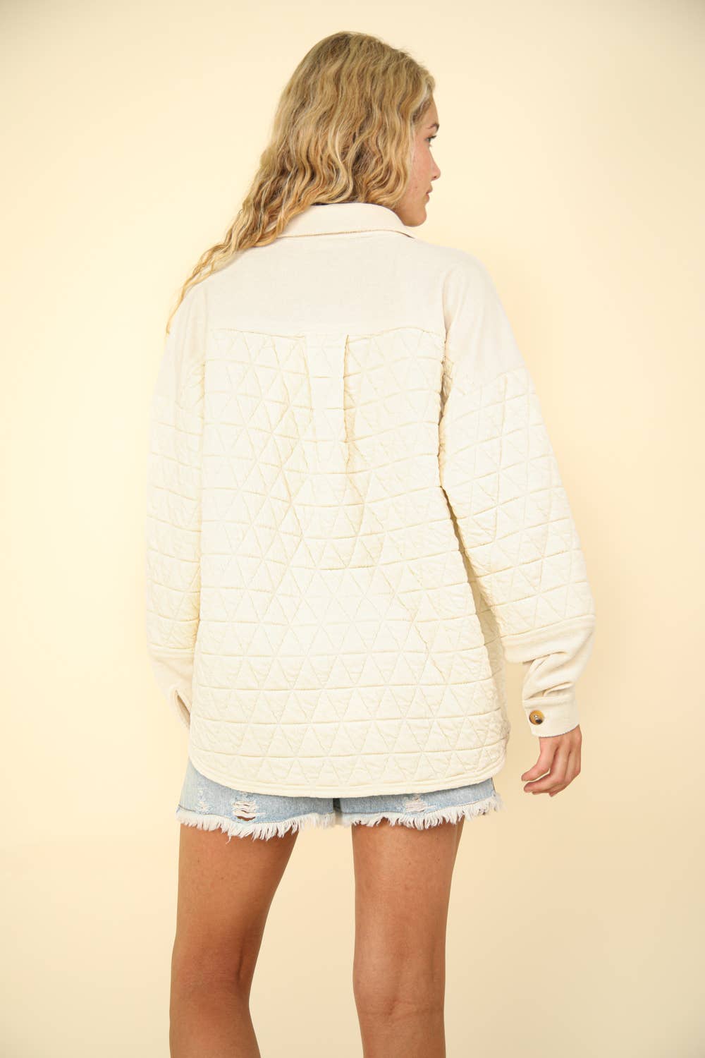 NT11775-Oversized Quilted Cozy Shacket Jacket