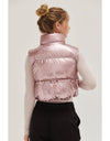 DZ24F568-Metallic Puffer Vest