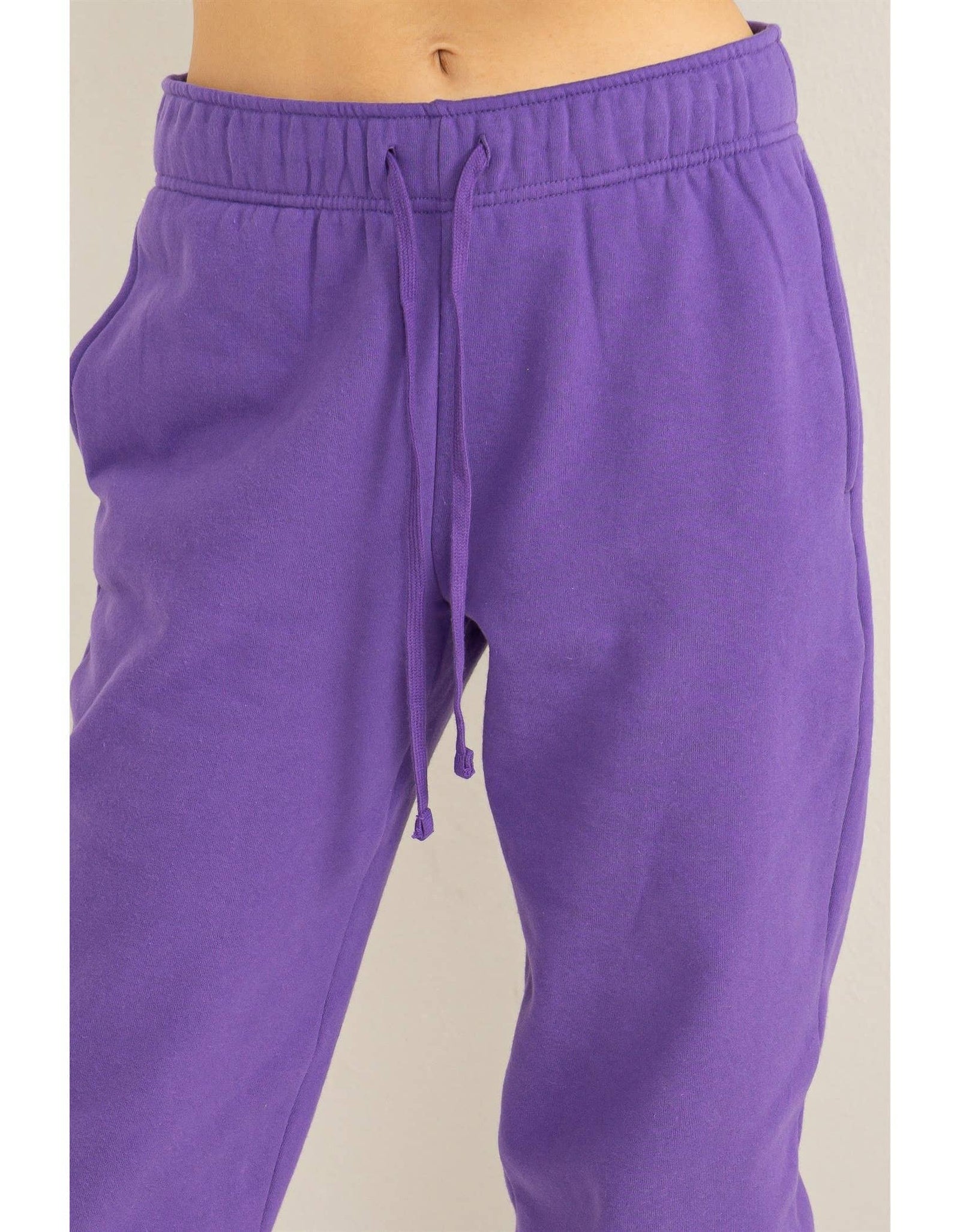 DZ24A332-Mid-rise Drawstring Jogger Pants