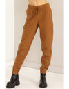 DZ24A332-Mid-rise Drawstring Jogger Pants