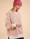 NT11927-Stripe Comfy Casual Oversized Knit Top