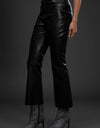 HIGH WAISTED FAUX LEATHER PANTS