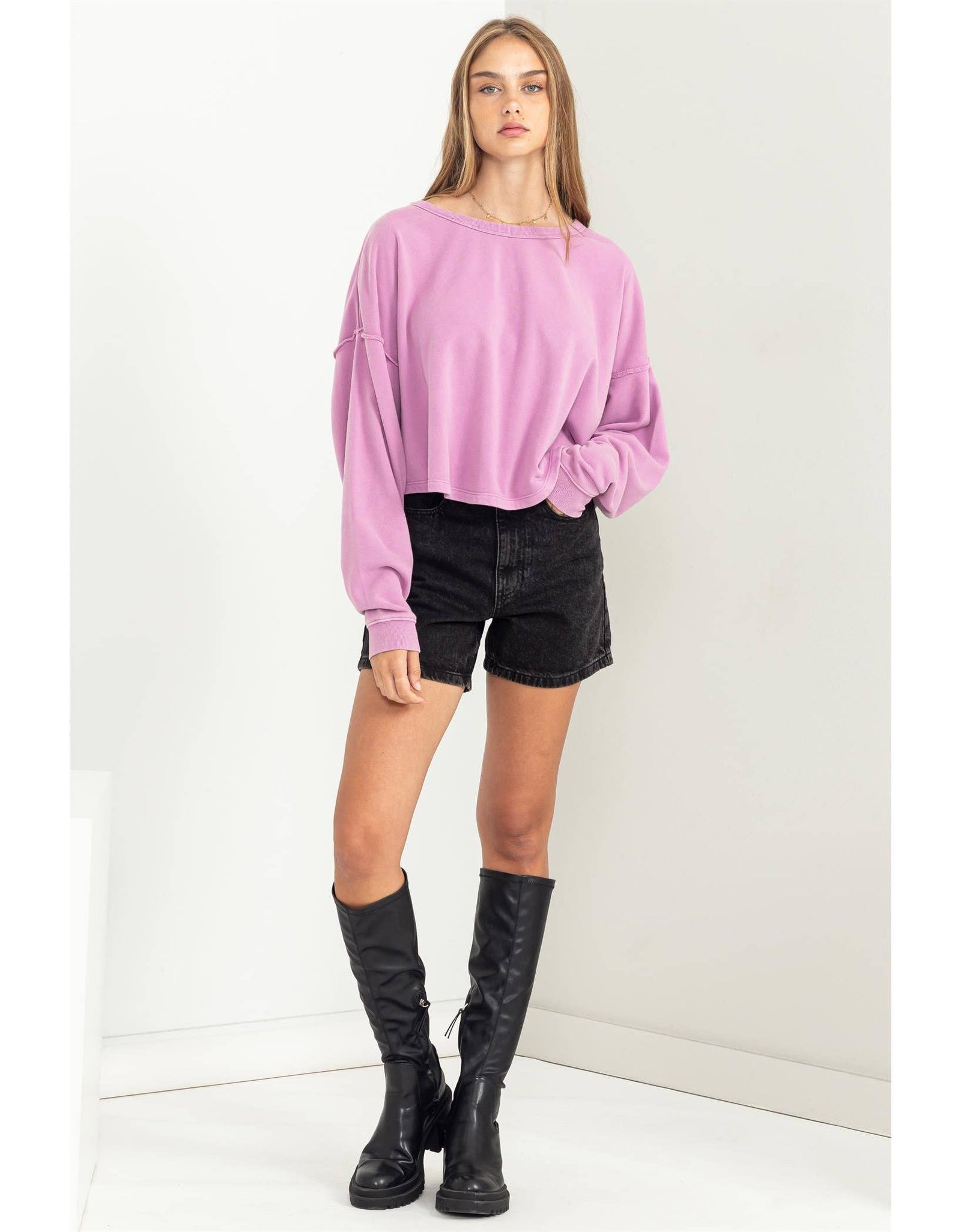 DZ23G341-Oversized Sweatshirt