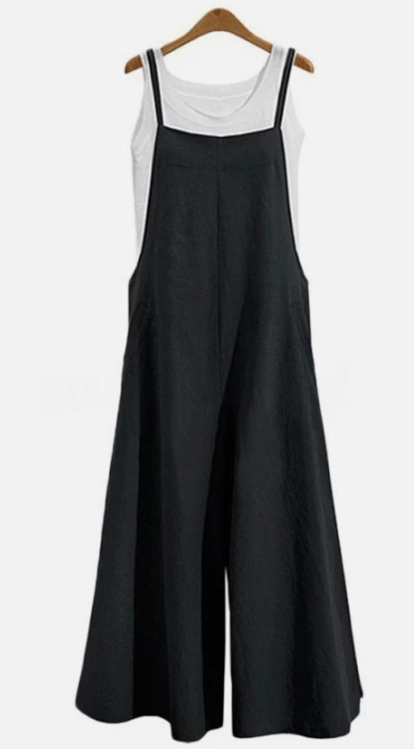 Miss Sparkling Sleeveless wide leg jumpsuit