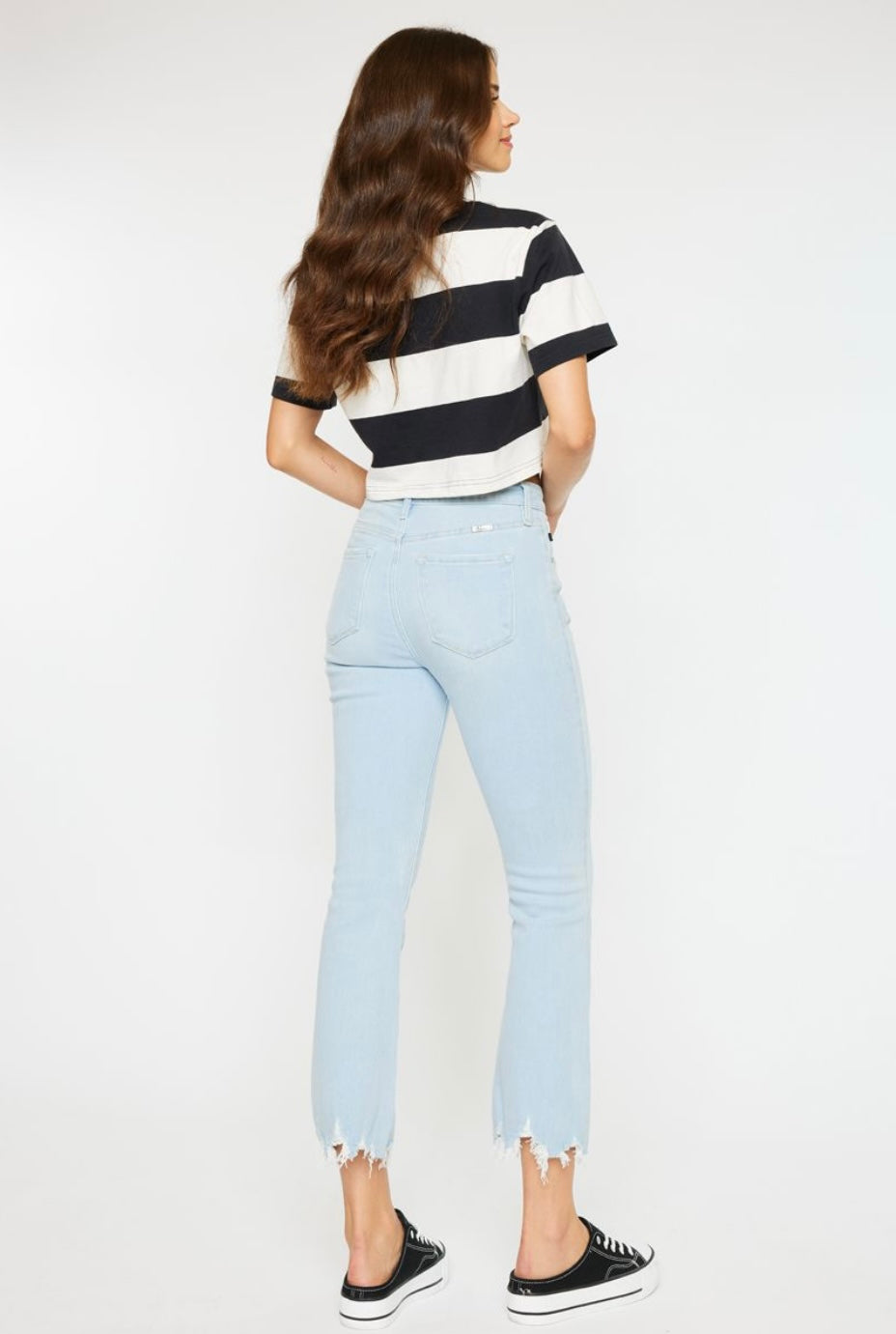 Kancan High Rise Kick Flare Jean