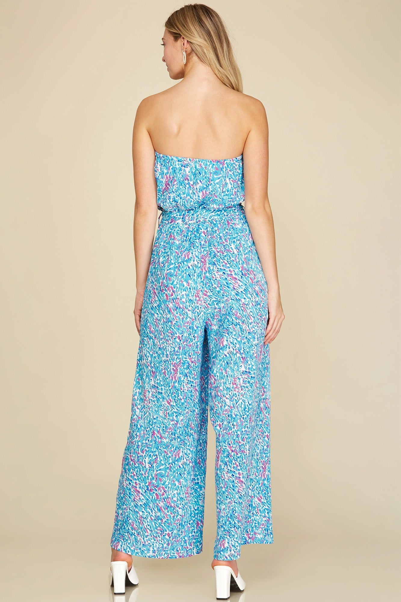 Strapless jumpsuit