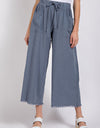 Frayed hem pant