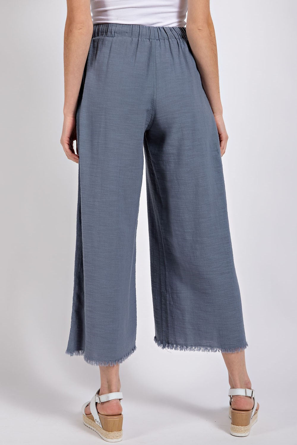 Frayed hem pant