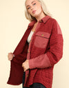 NT11775-Oversized Quilted Cozy Shacket Jacket