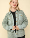 NT11775-Oversized Quilted Cozy Shacket Jacket