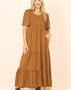 Fall In Love Smocked Flare Maxi Dress