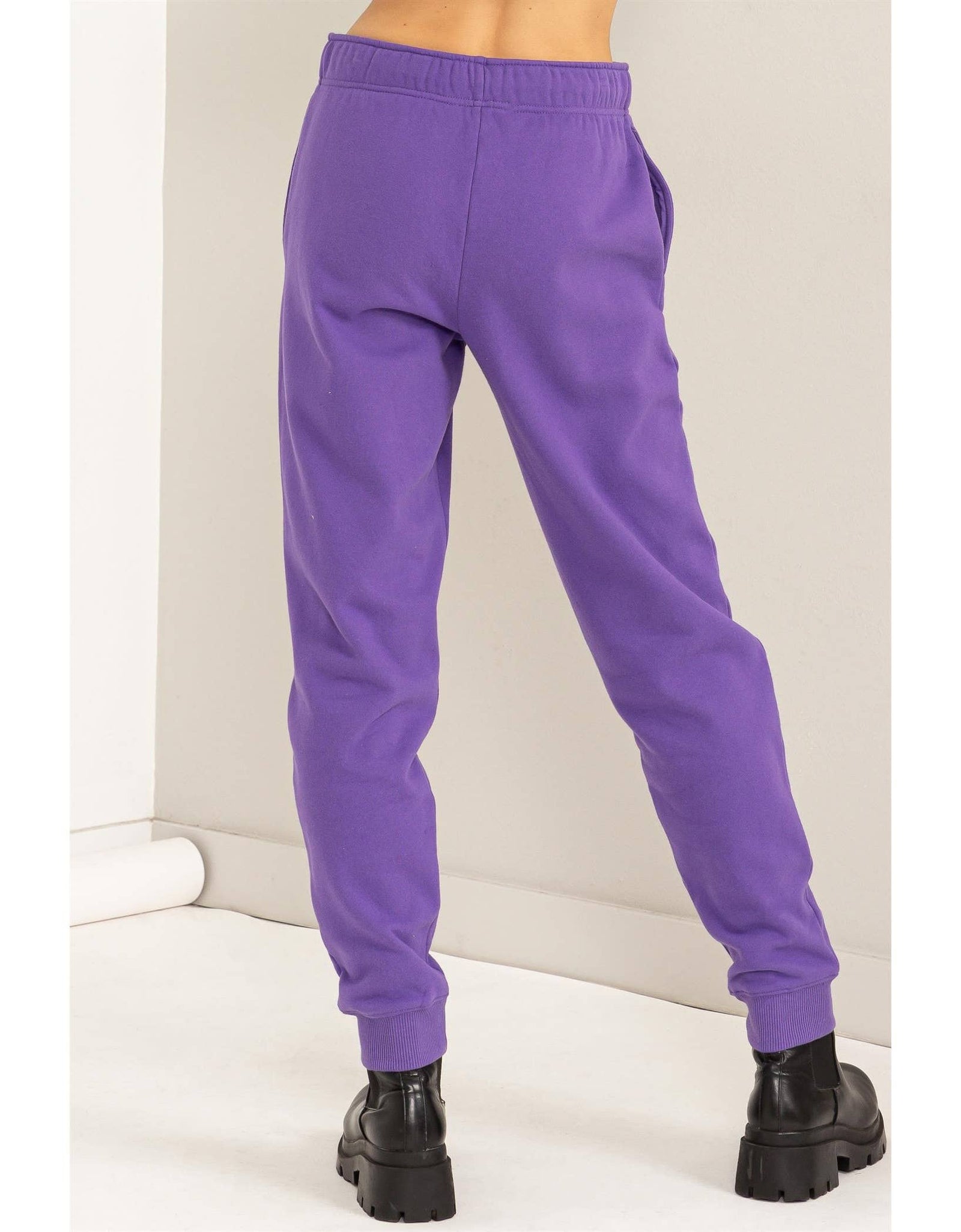 DZ24A332-Mid-rise Drawstring Jogger Pants