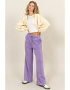 DZ24E895-HIGH-WAIST DRAWSTRING PANTS