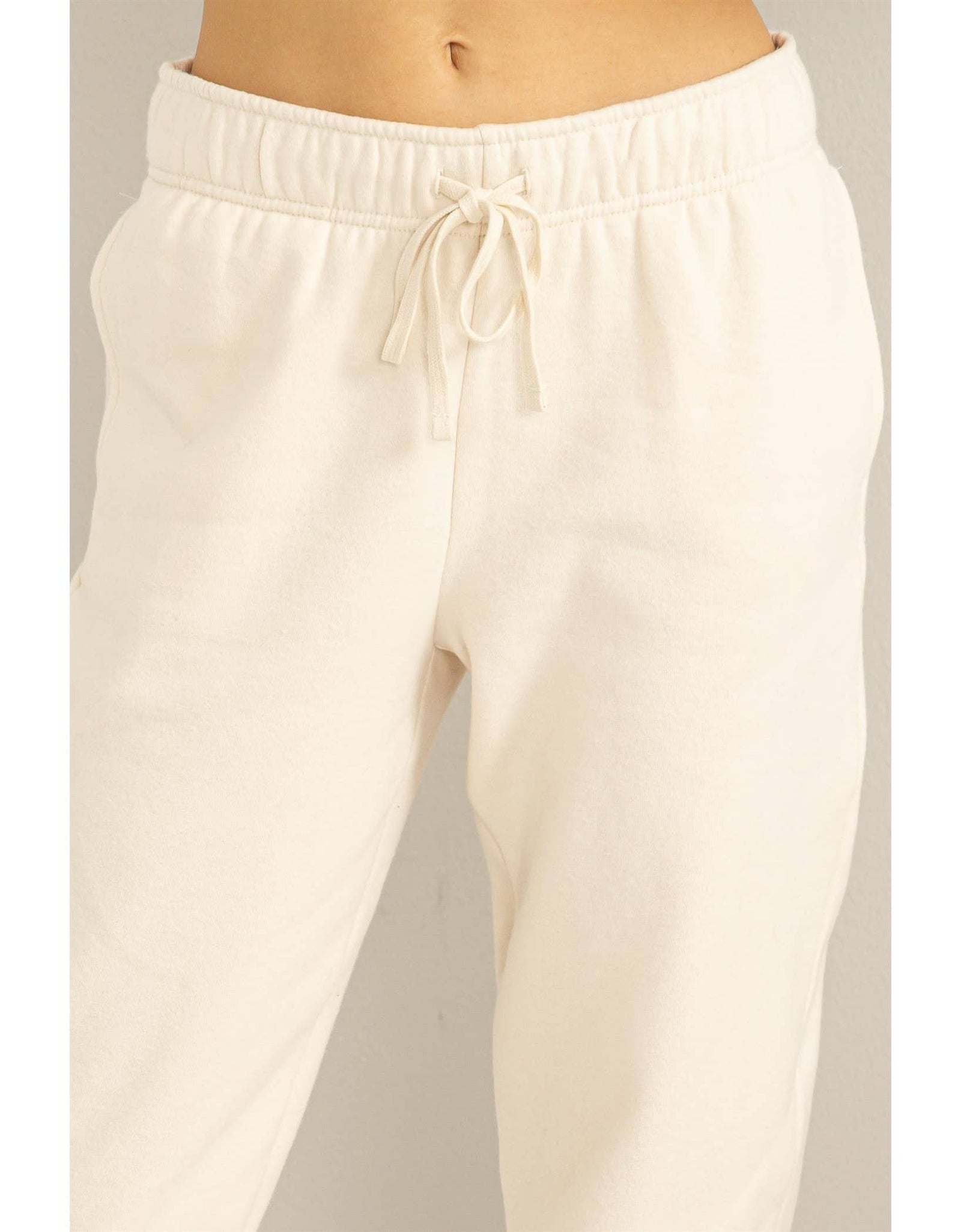 DZ24A332-Mid-rise Drawstring Jogger Pants