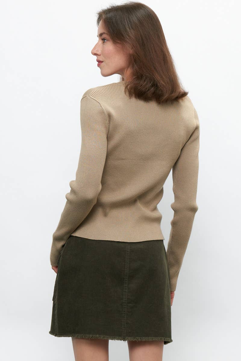 20211-Utility Corduroy Mini Skirt