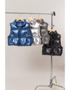 DZ24F568-Metallic Puffer Vest