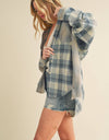 8376EN Kambrie Plaid Flannel Shirt