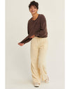 DZ24E895-HIGH-WAIST DRAWSTRING PANTS