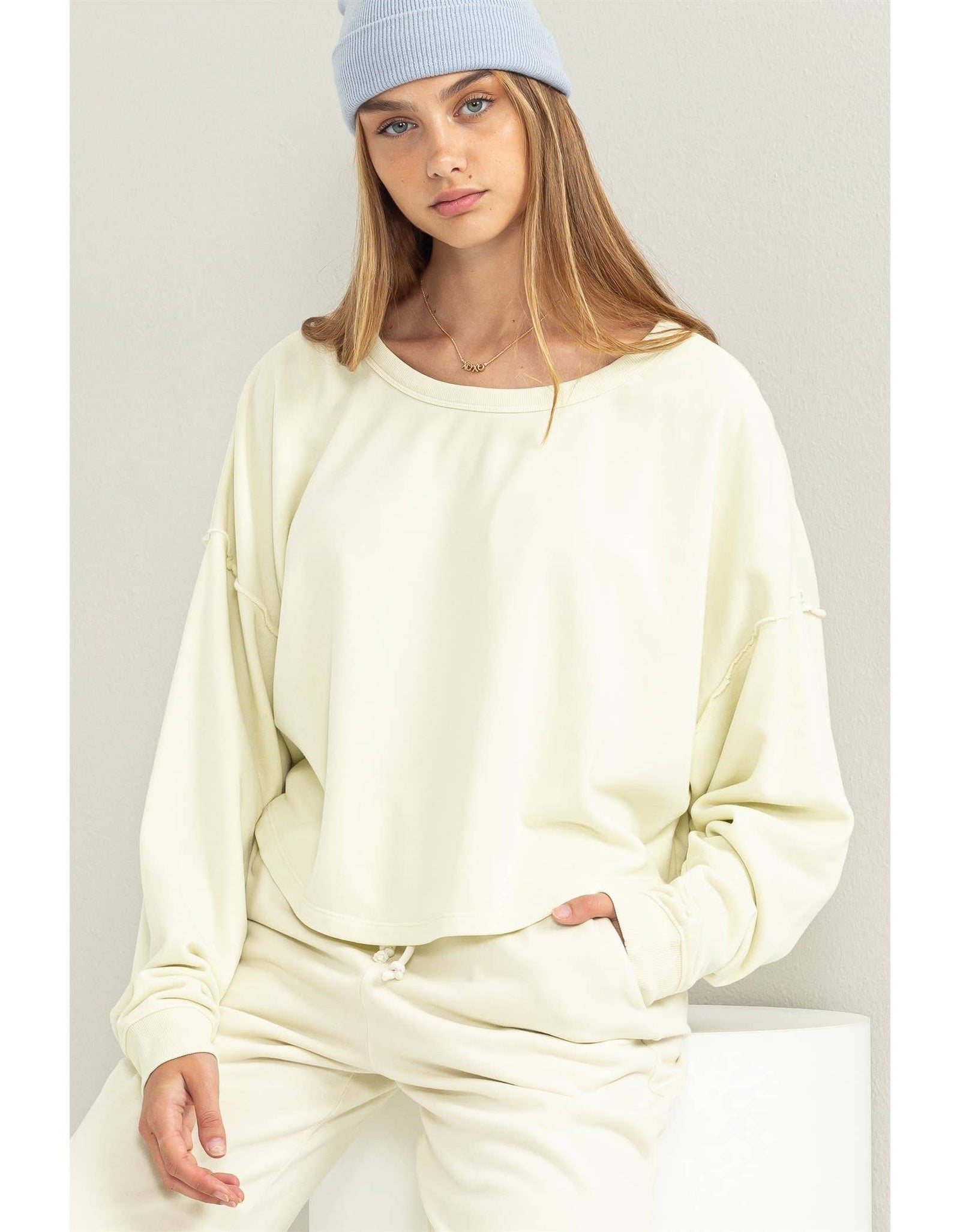 DZ23G341-Oversized Sweatshirt