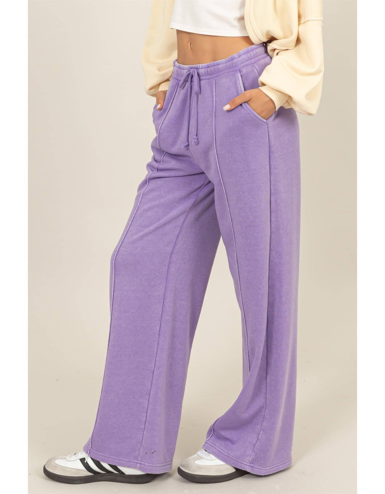 DZ24E895-HIGH-WAIST DRAWSTRING PANTS