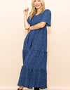 Fall In Love Smocked Flare Maxi Dress