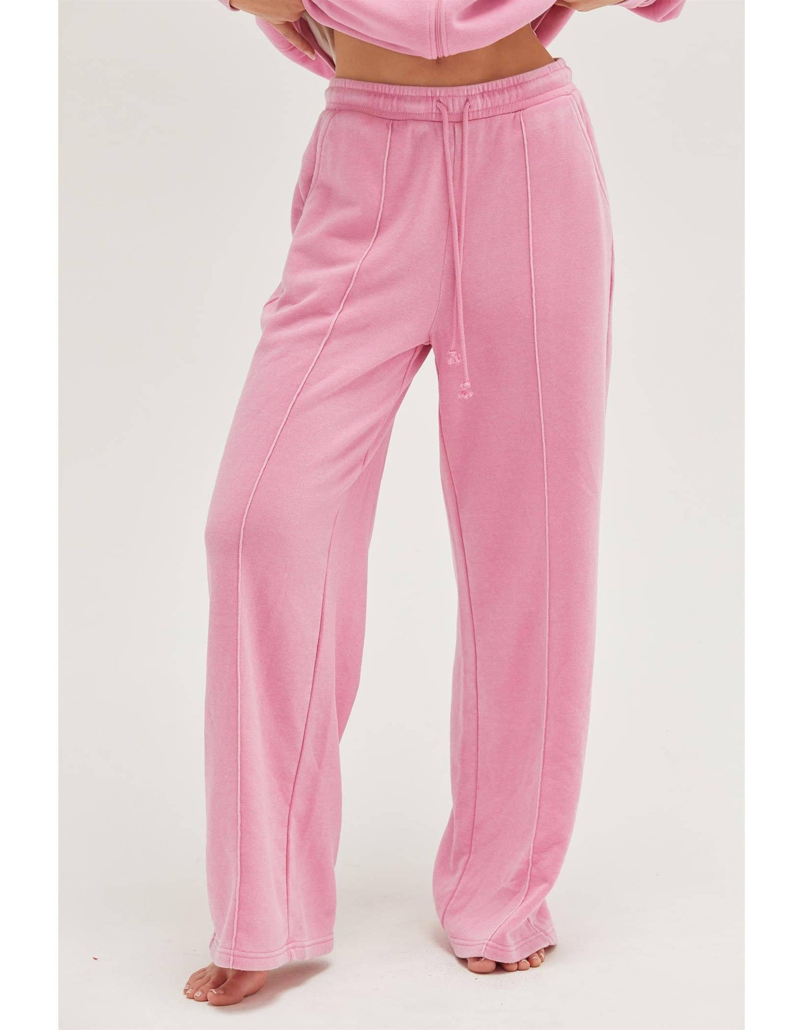 DZ24E895-HIGH-WAIST DRAWSTRING PANTS