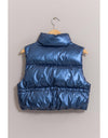 DZ24F568-Metallic Puffer Vest