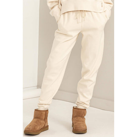 DZ24A332-Mid-rise Drawstring Jogger Pants